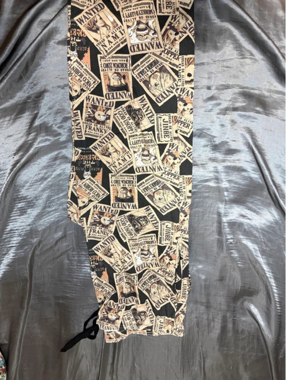 One Piece Anime Wanted Posters Pajama Lounge Pants BoxLunch Size XL